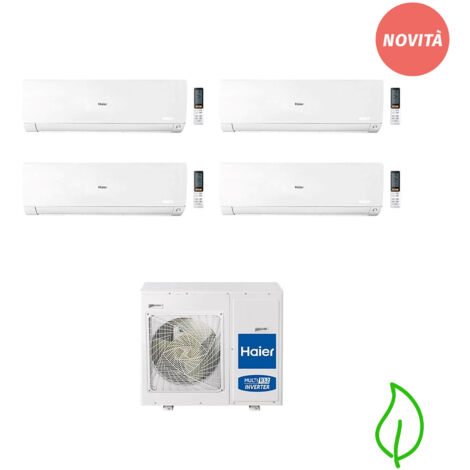 HAIER Condizionatore quadrisplit Flexis Plus 7000+7000+9000+9000 btu codice prod: AS20(20)(25x2)S2SF1 4U75S2SR3F