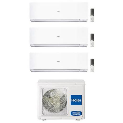 HAIER Condizionatore trialsplit Expert 9000+9000+12000 btu codice prod: as25(25)(35)xcahra(x2)+3u70s2s