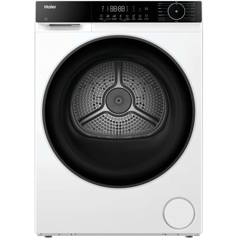 Haier HD120-E357U1-IT asciugatrice Libera installazione Caricamento frontale 12 kg Bianco