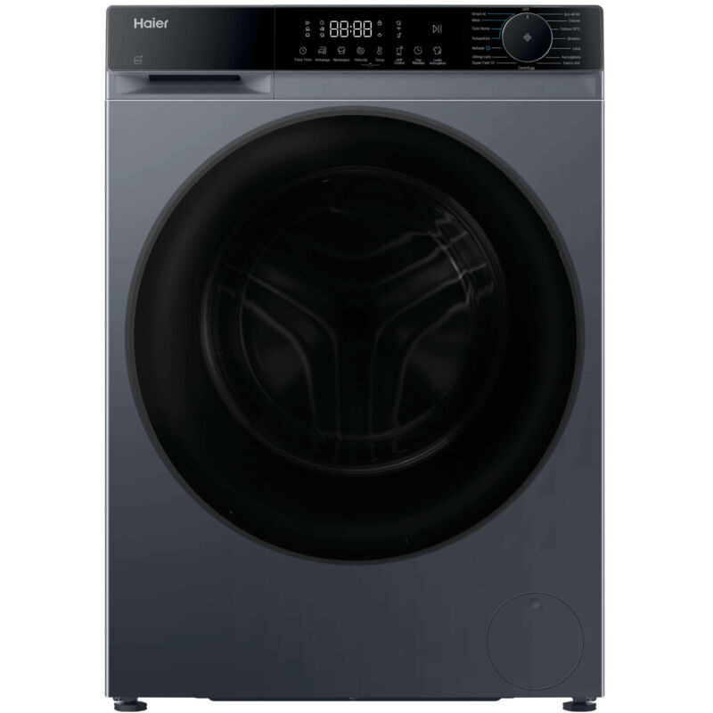 Haier HWD80BP14357GTIT lavasciuga Libera installazione Caricamento frontale Antracite E