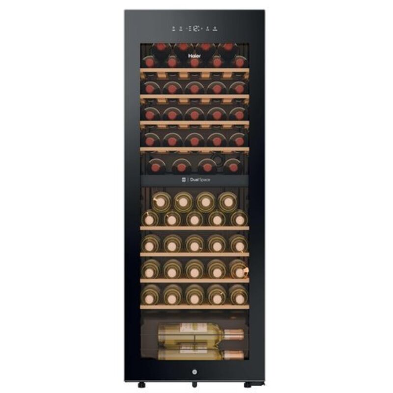 Haier Wine Bank 50 Serie 3 HWS56GDG Cantinetta vino con compressore Libera installazione Nero 31 bottiglia /bottiglie