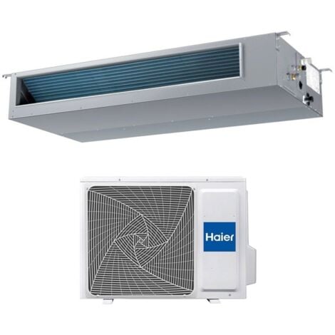 Haier Inverter-Klimaanlage Ducted Ducted Air Conditioner Medium Head 18000 Btu AD50S2SM3FA R-32 Wi-Fi Optional No Remote Control Haier White HW-BA116ABK