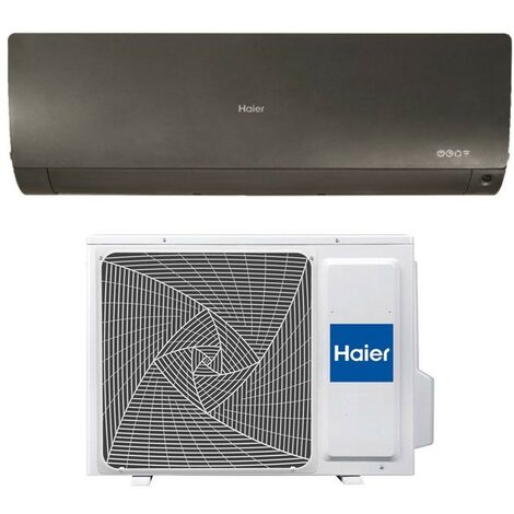 Haier Inverter-Klimagerät Serie FLEXIS PLUS BLACK 12000 Btu AS35S2SF1FA-MB3 R-32 Wi-Fi Integrated Klasse A++/A++ Farbe Schwarz