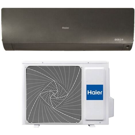 Haier Inverter-Klimagerät Serie FLEXIS PLUS BLACK 12000 Btu AS35S2SF1FA-MB3 R-32 Wi-Fi Integrated Klasse A++/A++ Farbe Schwarz