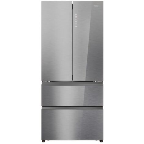 Haier Serie 7 HFR7819ENGC Frigorifero Americano Side By Side 504 Litri Classe E No Frost colore Inox