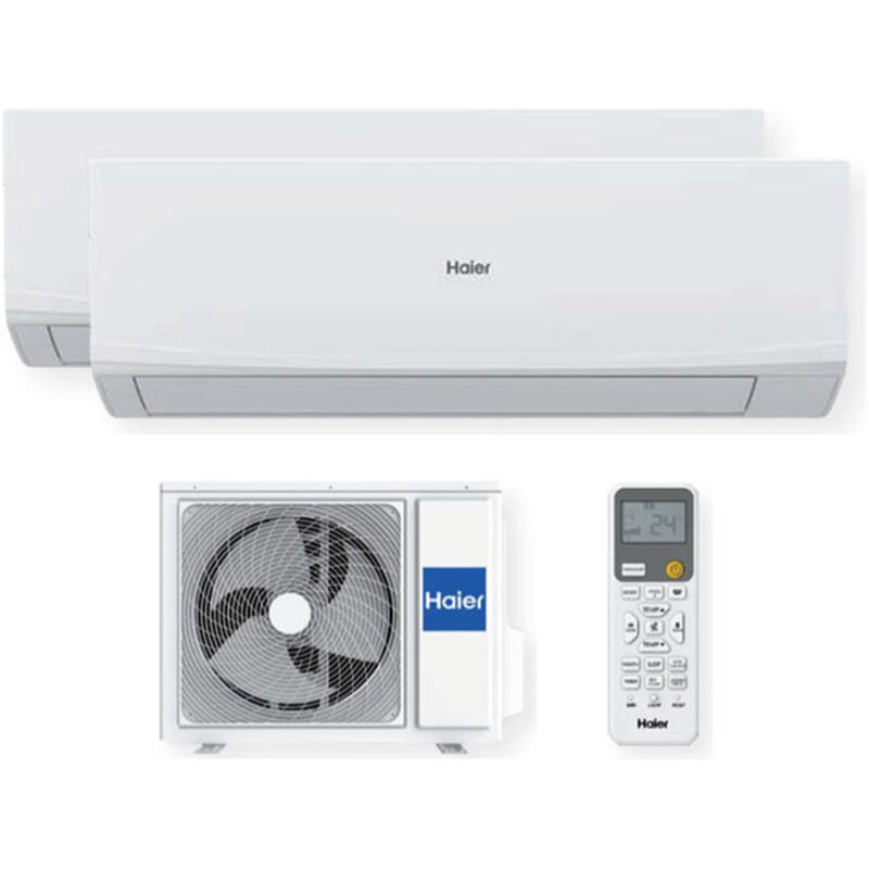 Haier Sphera Climatizzatore Dual 9000+12000 BTU R32 Inverter Self Clean UVC Pro Wifi A++A+