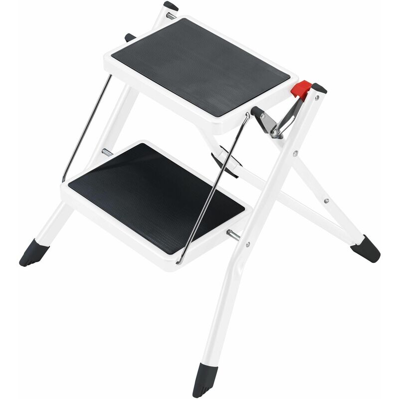 

4310-001 - Taburete de acero Mini Blanco (2 peldaños) - Hailo