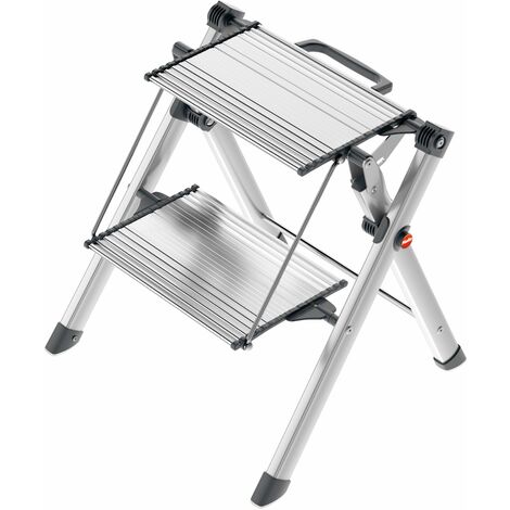 HAILO 4310-100 - Taburete aluminio Mini Comfort (2 pelda�os)