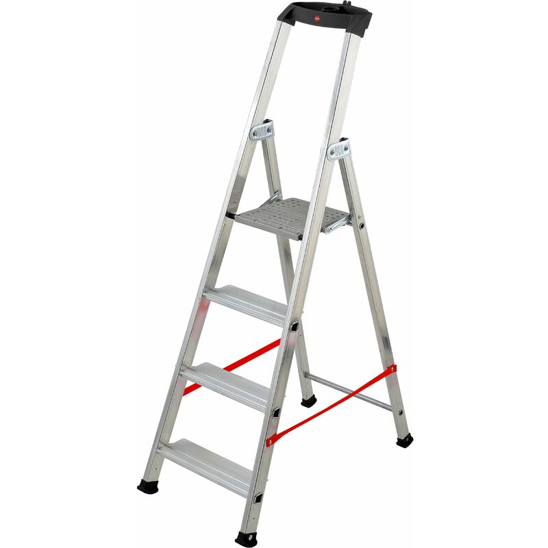 

8844-011 - Escalera de tijera profesional Alu PRO (4 peldaños) - Hailo