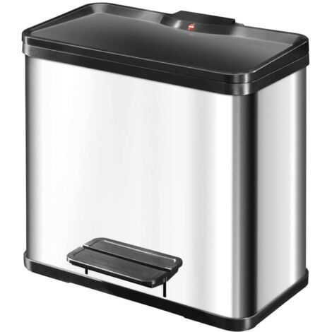 Hailo  Bidone a pedale Öko  trio Plus L  capacità 3 x 9 l 