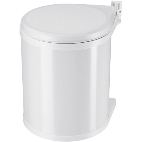 Hailo Compact-Box M, Einbau-Mülleimer, 15 ltr, Weiß
