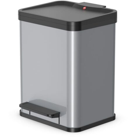 Hailo Cubo con pedal Oko Duo Plus tamaño M 2x9 L plateado 0622-220