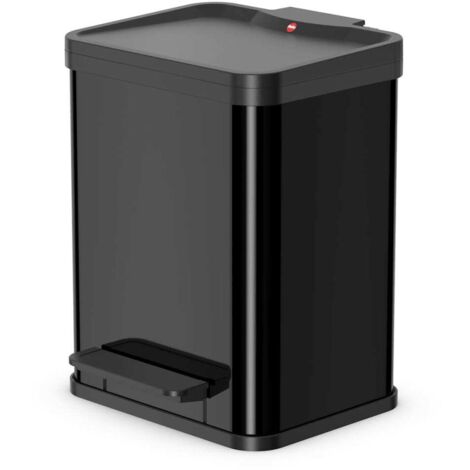 Hailo Cubo con pedal Oko Uno Plus tamaño M 17 L negro 0619-260