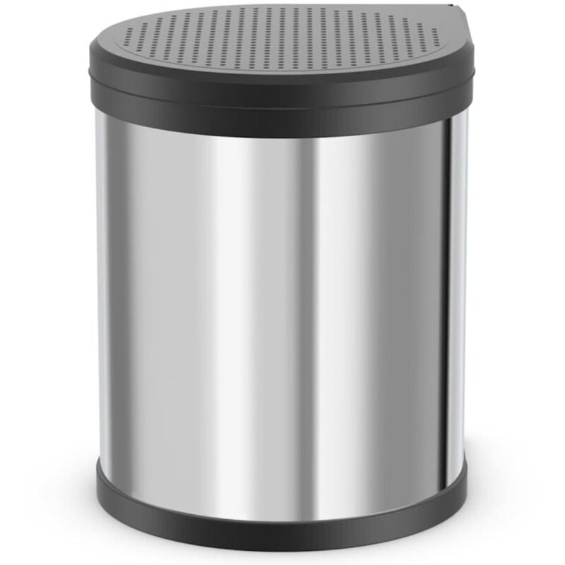 Hailo Cupboard Bin CompactBox Size M 15 L Stainless Steel 3555101