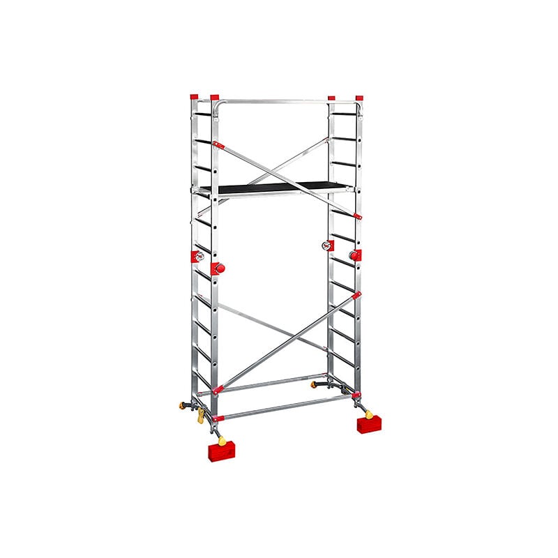 Hailo - Echafaudage multifonction 1 plateau - Hauteur max. de travail 4.33m - 9475-791