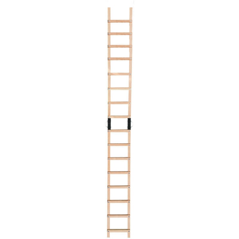 Hailo - Echelle plate de toit en bois pour couvreur 4m Safety Roof