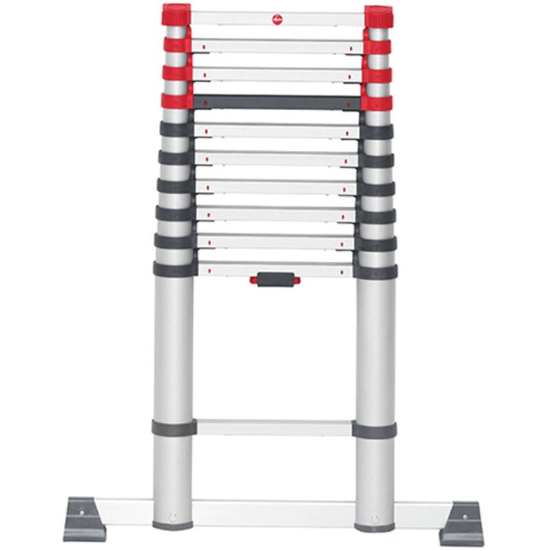 Echelle télescopique pliable Aluminium Norme en 131-6 Longueur 3,20m (10+1 barreaux)