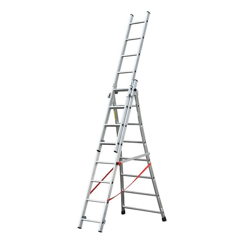 Hailo - Echelle transformable Pro 3 plans 3x8 échelons 5m70 alu