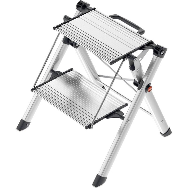 Marchepied HAILO Mini comfort 2 marches gris 
