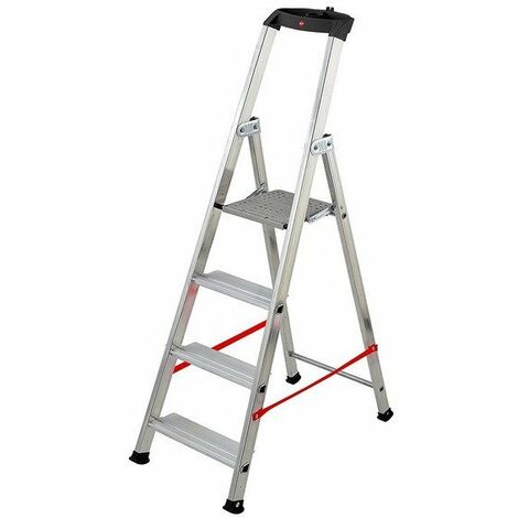 Hailo - Escabeau XXL Pro en Aluminium 4 marches 2,60m
