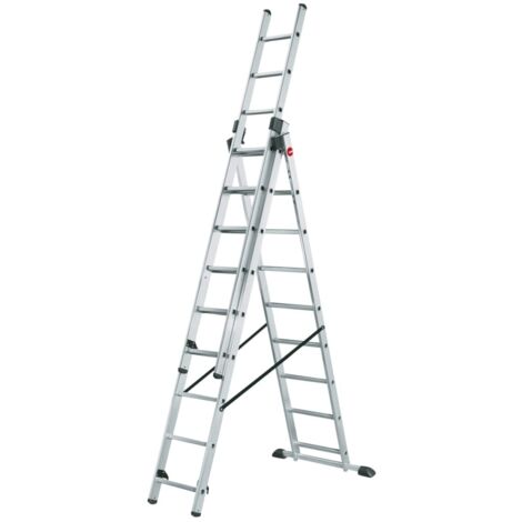 Hailo HobbyStep combi Mehrzweckleiter 3x9 Sprossen