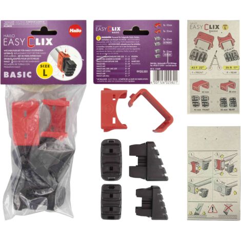HAILO KIT 4 PIEDINI L PER SCALA L40-L60 5-6-7-8 GRADINI
