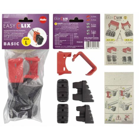 HAILO KIT 4 PIEDINI L PER SCALA L40-L60 5-6-7-8 GRADINI