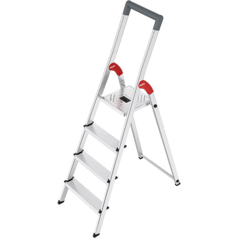 Hailo L51 StandardLine, Sicherheits-Stehleiter, 4 Stufen
