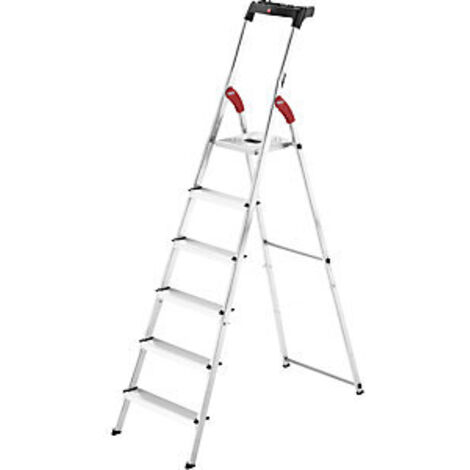 Hailo L60 StandardLine Scala pieghevole in alluminio 6 gradini