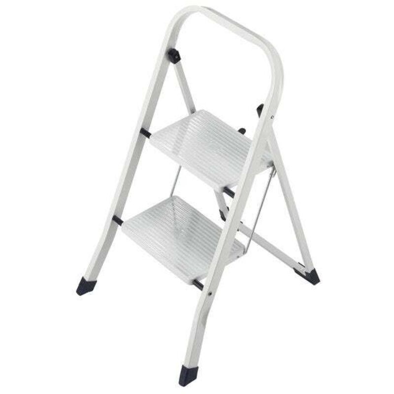 Hailo - Marchepied extraplat - 2 marches - 2,47m - en acier inox