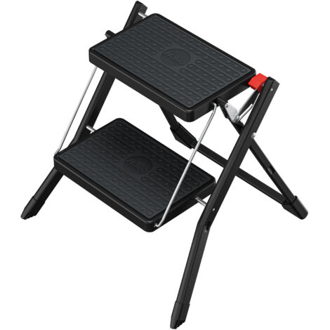 Hailo MK61 Mini, Stahl-Trittleiter, 2 Stufen