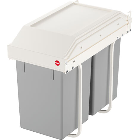 Hailo Multi-Box duo L, Einbau-Mülleimer, 2x14 ltr