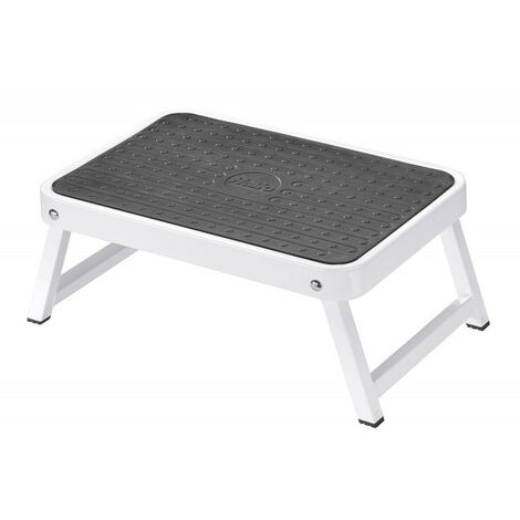 Hailo - Peldaños plegables 1 paso de ancho Altura de acceso 185 cm Blanco - One Step