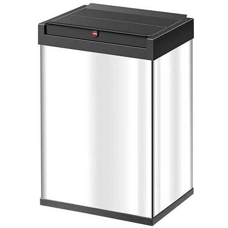 Hailo - Poubelle Big-Box Swing l 35 l 0840-121 Argent/Noir