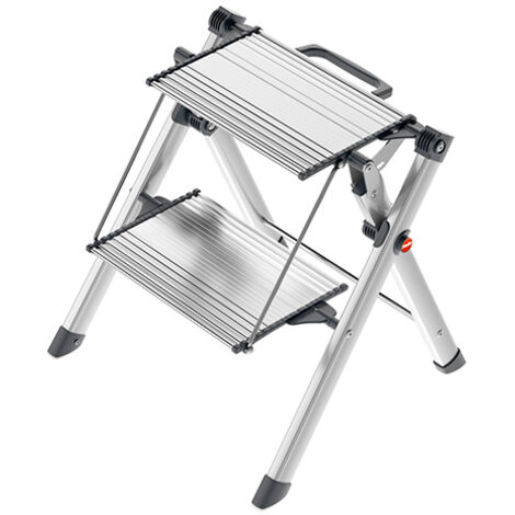 Hailo  Scaletta pieghevole in alluminio MK80 ComfortLine 