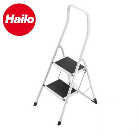 Hailo sgabello safety  plus 2 gradini larghi impungatura alta comoda