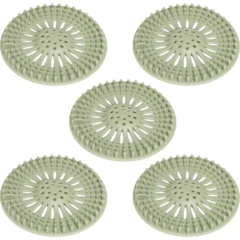 Shower Drain Cover Hair Catcher,easy Clean Floor Drain Protector Strainer Hair  Trap Mesh For Bath T