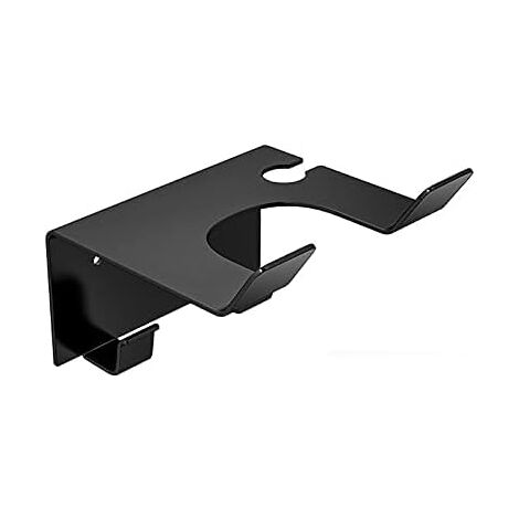 Hair Dryer Holder Wall Mount Blow Dryer Hanger Stand Rack Countertop Hair Dryer Bracket Hair Tool Organizer Storage（Black）