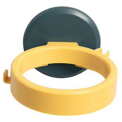 Hair Dryer Holder Wall Mounted Punch Free Hair Dryer Rack for Beauty Salon Home Use(Blue Yellow )