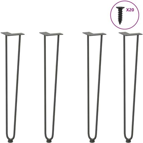 hairpin legs for console tables for Console Table 4 pcs Anthracite 72 cm Solid Steel vidaXL