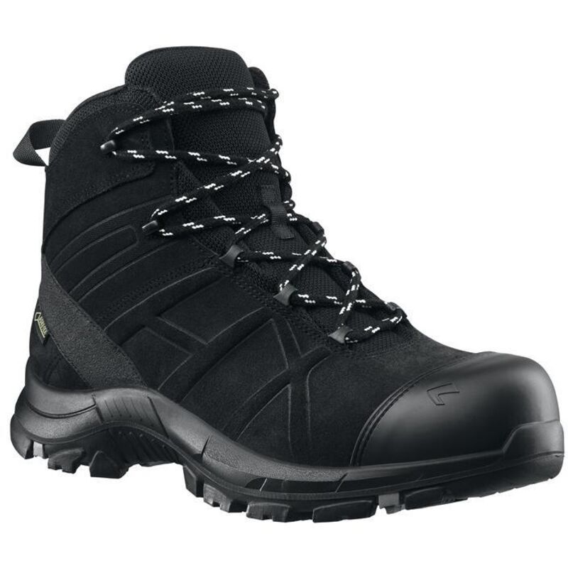 Botte de sécurité be Safety 53 mid taille 9 (43) noir S3 hro hi ci wr src esd en iso 20345 cuir nubuck