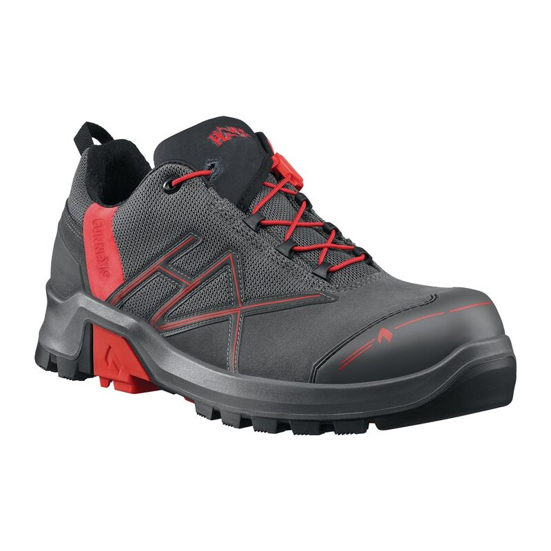 Chaussure de sécurité Connexis® gtx low Pointure 8(42) grey-red S3 hro hi ci wr src cuir croûte 2.0-2.2 mm/textile