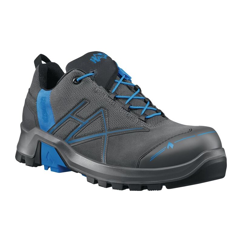 Chaussure de sécurité Connexis® gtx low Pointure 11(46) grey-blue S3 hro hi ci wr src cuir croûte 2.0-2.2 mm/textile