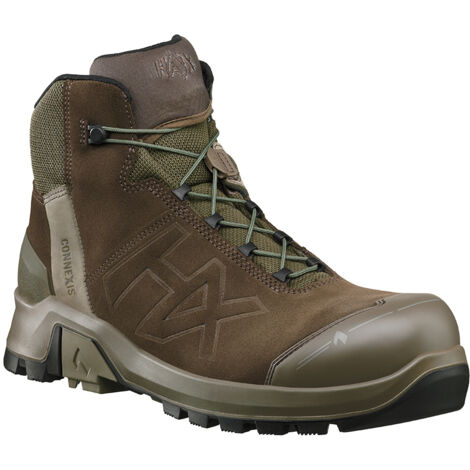 HAIX Damen Sicherheitsschuhe S3 CONNEXIS Safety+ GTX LTR Ws mid 631021 Braun 35