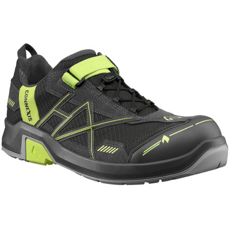 HAIX Sicherheitshalbschuh CONNEXIS grey/ citrus Safety T S1P Low Gr. 41 UK 7.5