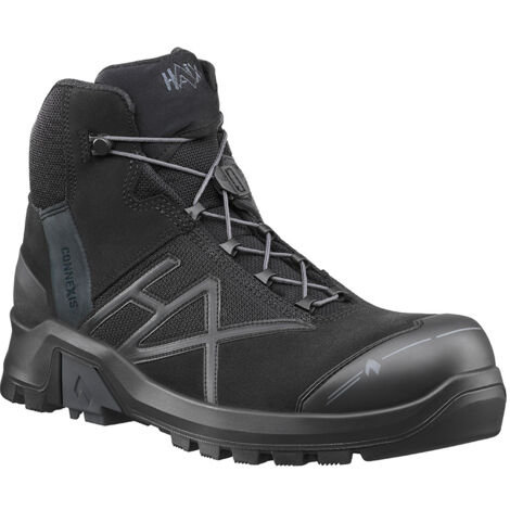 Haix Sicherheitsschuhe S3 ESD "Connexis Safety+ GTX" Mid Schwarz 47