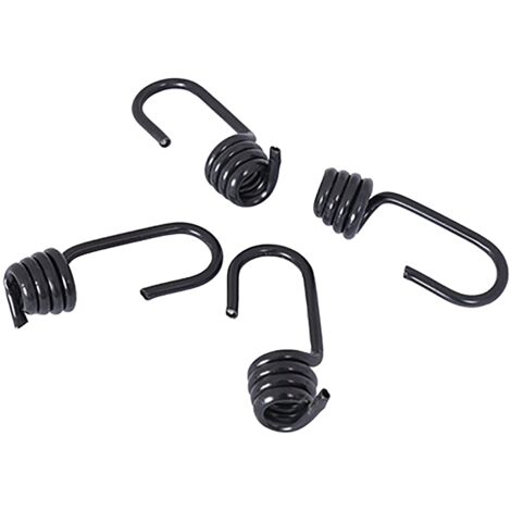 Haken für Spannsysteme  4er-Pack  aus kunststoffbeschichtetem Metall