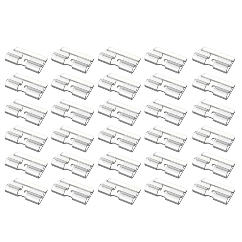 Image of Haken für Lichterketten-Clips im Freien, 30 Stück, strapazierfähig, mit wasserdichten Klebestreifen