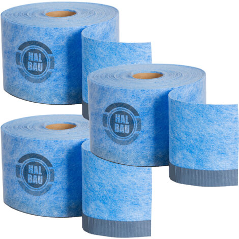 HALBAU Wannendichtband Trilaminat Elastomer 100% und Butyl HN05 - 75m