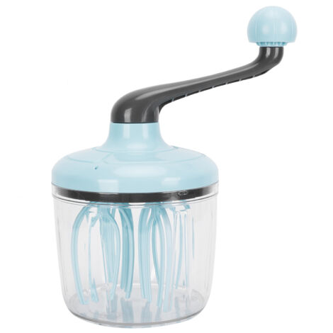 Halbautomatischer Handmixer, Schneebesen für Eier und Milch, ideal für Mousse, grünes Küchenaccessoire